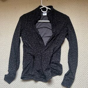 Black Leopard Print Jacket